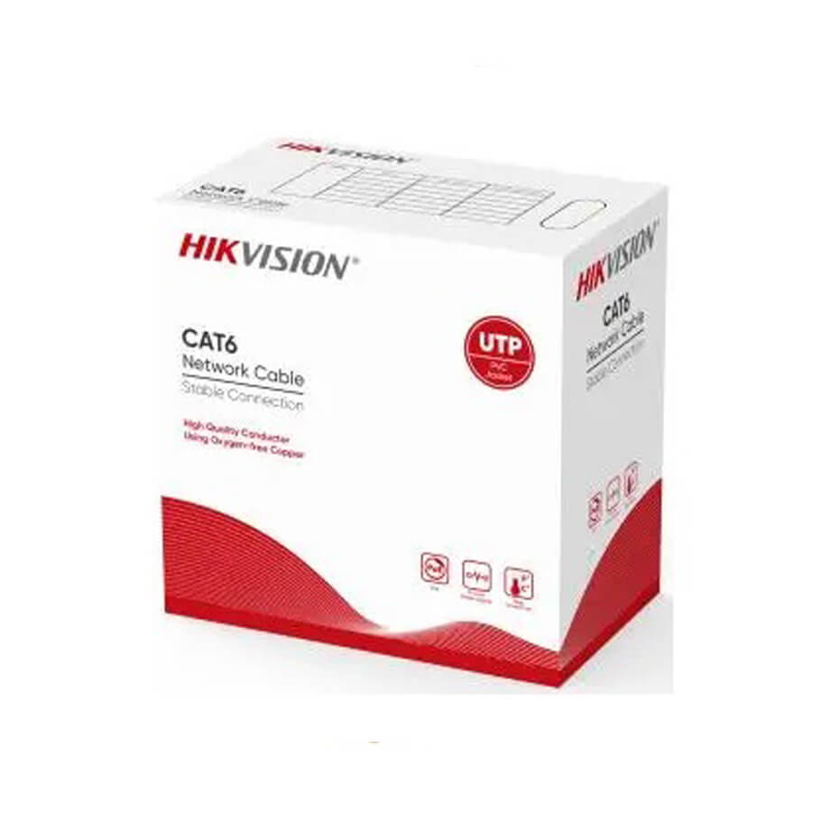 Cáp mạng CAT6 UTP Hikvision DS-1LN6-UE-W (Trắng)